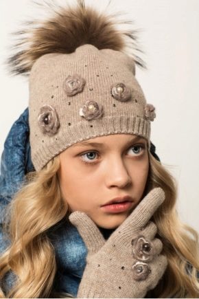 Зимові шапки для дівчаток